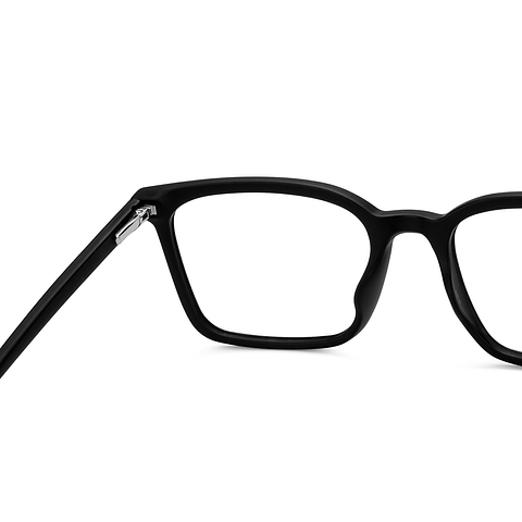 Fossil Black Full Rim Square right side