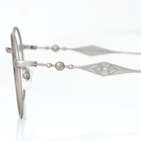 FROZEN l OWNDAYS Silver Full Rim Round left side