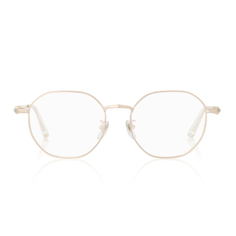 FROZEN l OWNDAYS Matgold Full Rim Polygon right side