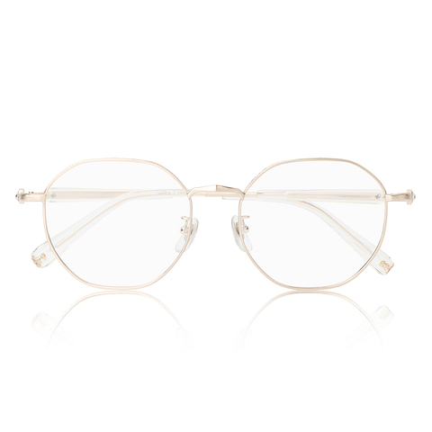 FROZEN l OWNDAYS Matgold Full Rim Polygon right side