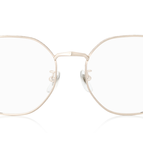 FROZEN l OWNDAYS Matgold Full Rim Polygon right side