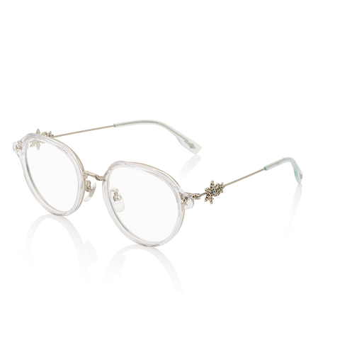 FROZEN l OWNDAYS Clear Full Rim Boston left side