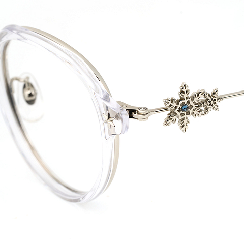 FROZEN l OWNDAYS Clear Full Rim Boston left side