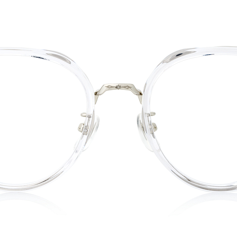 FROZEN l OWNDAYS Clear Full Rim Boston left side