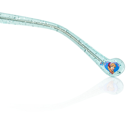 FROZEN l OWNDAYS Clear Pink Full Rim Wellington left side