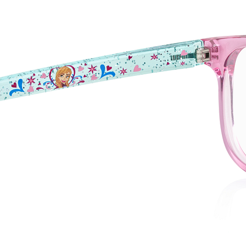 FROZEN l OWNDAYS Clear Pink Full Rim Wellington left side