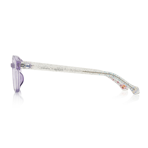 FROZEN l OWNDAYS Clear Purple Full Rim Rectangle left side