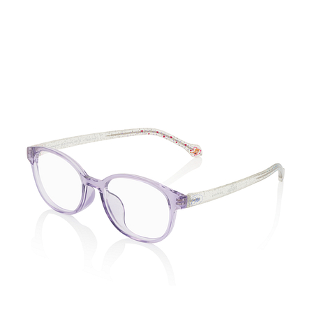 FROZEN l OWNDAYS Clear Purple Full Rim Rectangle left side