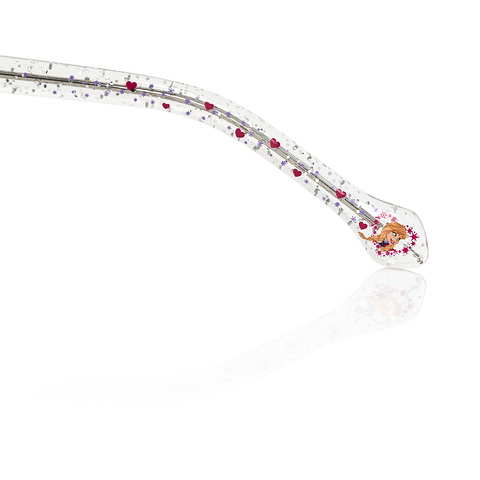 FROZEN l OWNDAYS Clear Purple Full Rim Rectangle right side