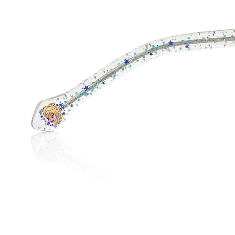 FROZEN l OWNDAYS Clear Purple Full Rim Rectangle left side