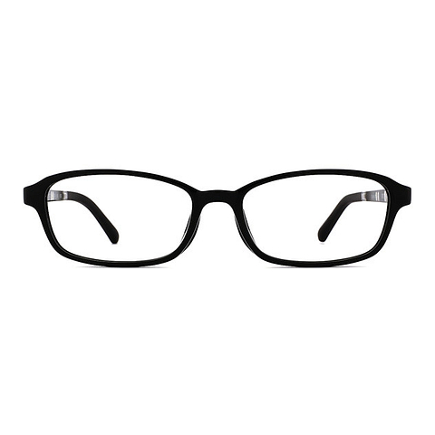 OWNDAYS | ESSENTIAL Black Full Rim Rectangle left side