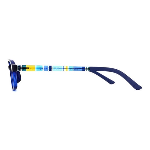 OWNDAYS | ESSENTIAL Navy Blue Full Rim Rectangle left side