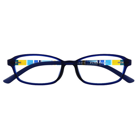 OWNDAYS | ESSENTIAL Navy Blue Full Rim Rectangle right side