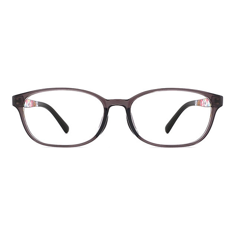 OWNDAYS | ESSENTIAL Light Gray Full Rim Rectangle left side