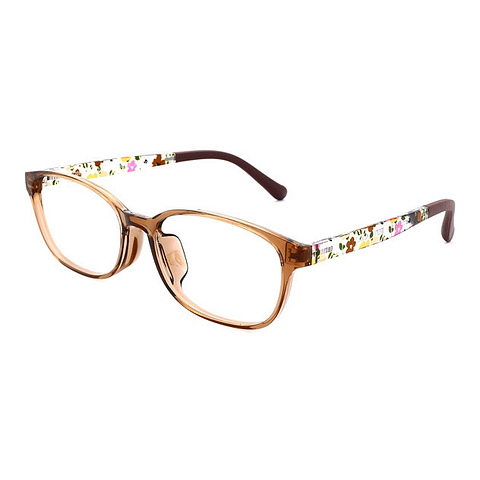 OWNDAYS | ESSENTIAL Light Brown Full Rim Rectangle right side