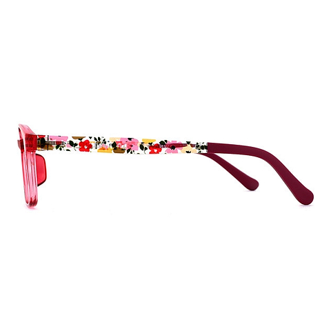 OWNDAYS | ESSENTIAL Pink Full Rim Rectangle left side