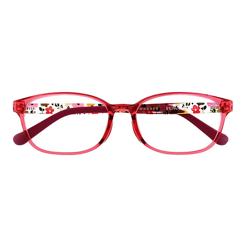 OWNDAYS | ESSENTIAL Pink Full Rim Rectangle right side