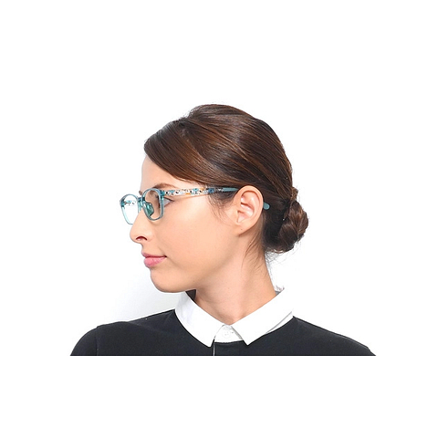 OWNDAYS | ESSENTIAL Pink Full Rim Rectangle left side