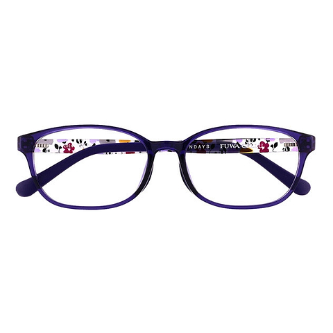 OWNDAYS | ESSENTIAL Purple Full Rim Rectangle right side