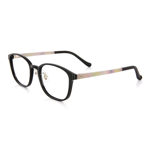OWNDAYS | ESSENTIAL Black Full Rim Rectangle right side