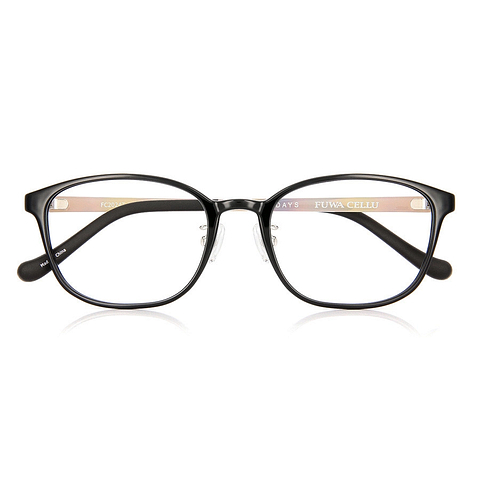 OWNDAYS | ESSENTIAL Black Full Rim Rectangle right side