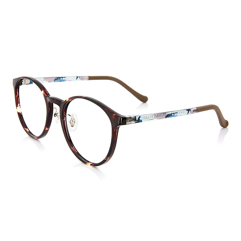 OWNDAYS | ESSENTIAL Light Brown Full Rim Boston right side