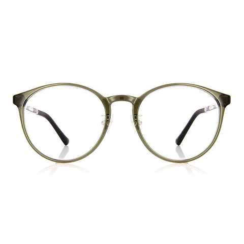 OWNDAYS | ESSENTIAL Tan Brown Full Rim Boston left side