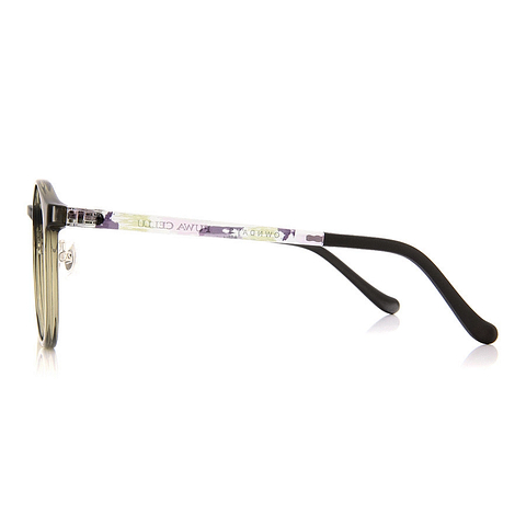 OWNDAYS | ESSENTIAL Tan Brown Full Rim Boston left side