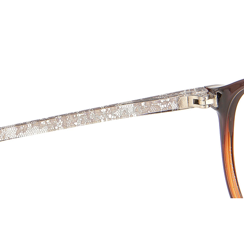 OWNDAYS | ESSENTIAL Light Brown Full Rim Boston right side