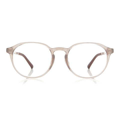 OWNDAYS | ESSENTIAL Tan Brown Full Rim Boston left side