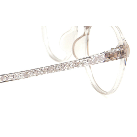 OWNDAYS | ESSENTIAL Light Gray Full Rim Boston left side
