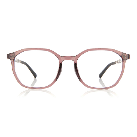 OWNDAYS | ESSENTIAL Purple Full Rim Polygon left side
