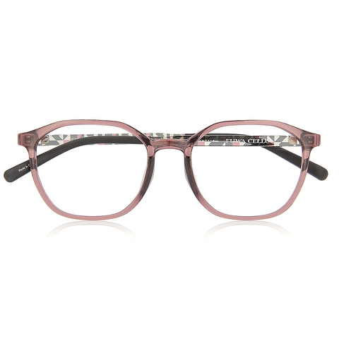 OWNDAYS | ESSENTIAL Purple Full Rim Polygon right side