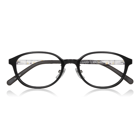 OWNDAYS | ESSENTIAL Black Full Rim Oval right side