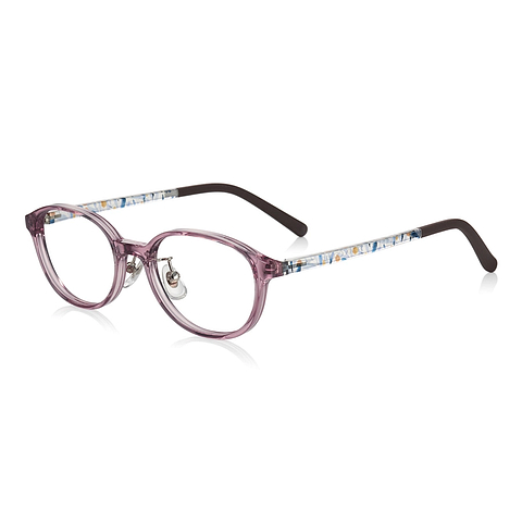 OWNDAYS | ESSENTIAL Purple Full Rim Oval right side