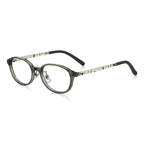 OWNDAYS | ESSENTIAL Tan Brown Full Rim Oval right side