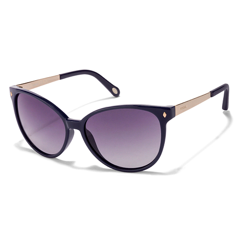 Fossil Sky Blue Full Rim Cat Eye right side