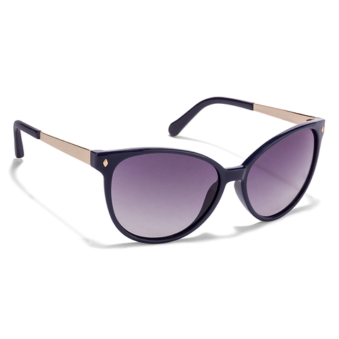 Fossil Sky Blue Full Rim Cat Eye left side