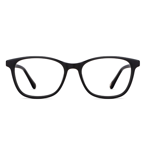 Fossil Black Full Rim Square left side