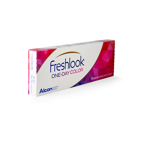 Alcon Freshlook Freshlook One Day Hazel 10 Lenses left side