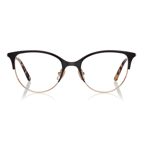 Graph Belle Black Full Rim Fox left side