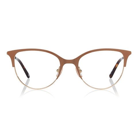 Graph Belle Light Brown Full Rim Fox left side