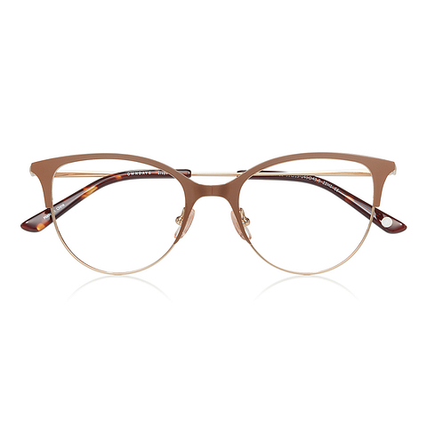 Graph Belle Light Brown Full Rim Fox right side