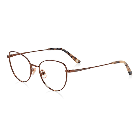 Graph Belle Light Brown Full Rim Fox right side