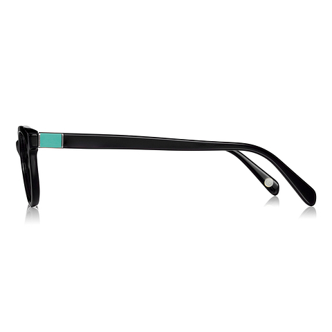 Graph Belle Black Full Rim Fox left side