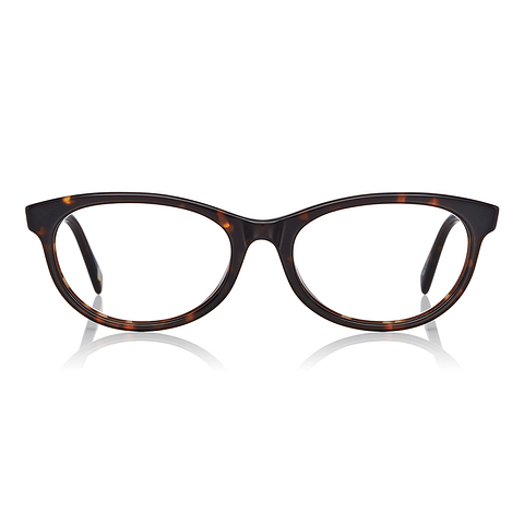 Graph Belle Light Brown Full Rim Fox left side