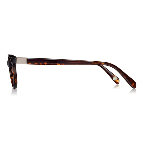 Graph Belle Light Brown Full Rim Fox left side