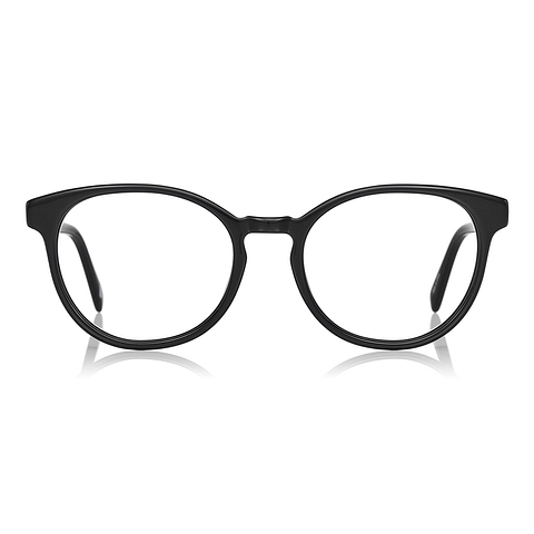 Graph Belle Black Full Rim Fox left side