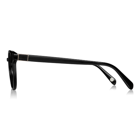 Graph Belle Black Full Rim Fox left side