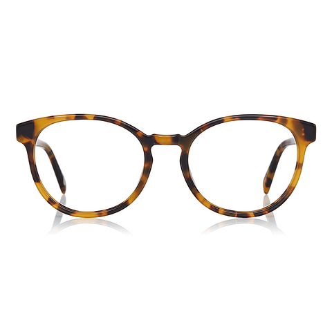 Graph Belle Light Brown Full Rim Fox left side
